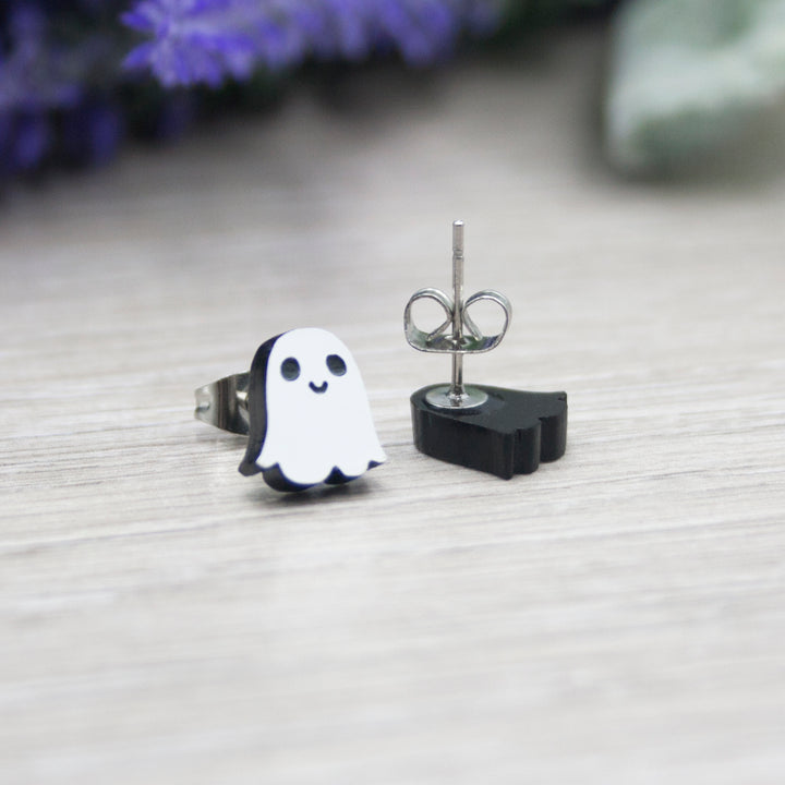 Ghost Earrings - IttyBittyFox