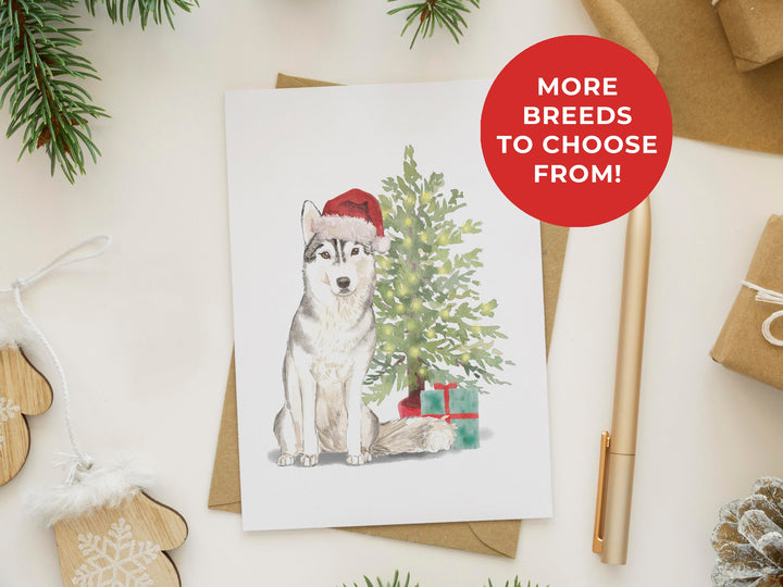 Personalised Pet Christmas Card - Custom Xmas Card from the Cat and Dog - Dog Dad or Mum Gift