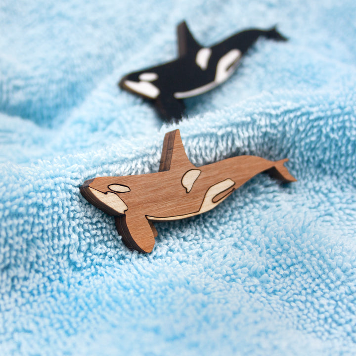 Charity Orca Whale Pin - IttyBittyFox