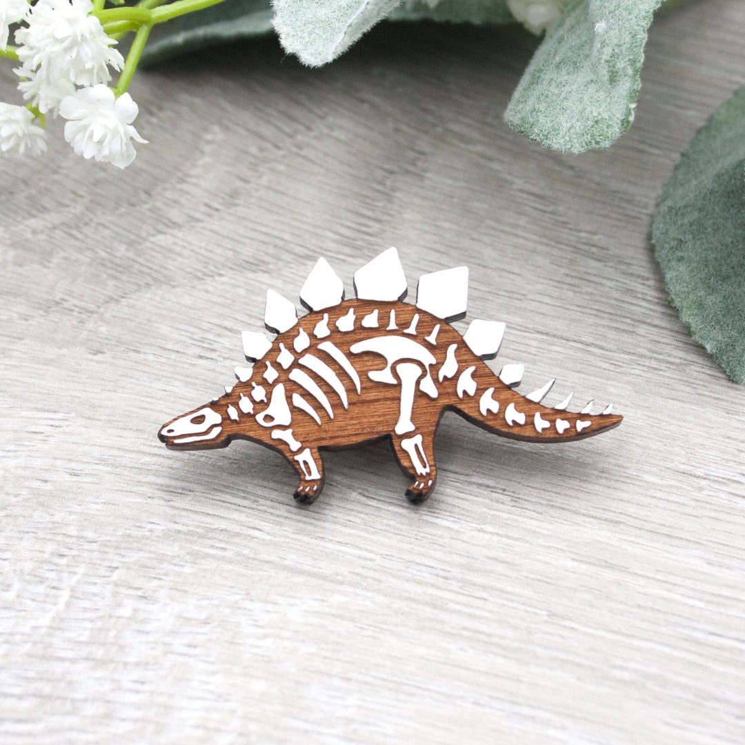 Stegosaurus Pin - IttyBittyFox
