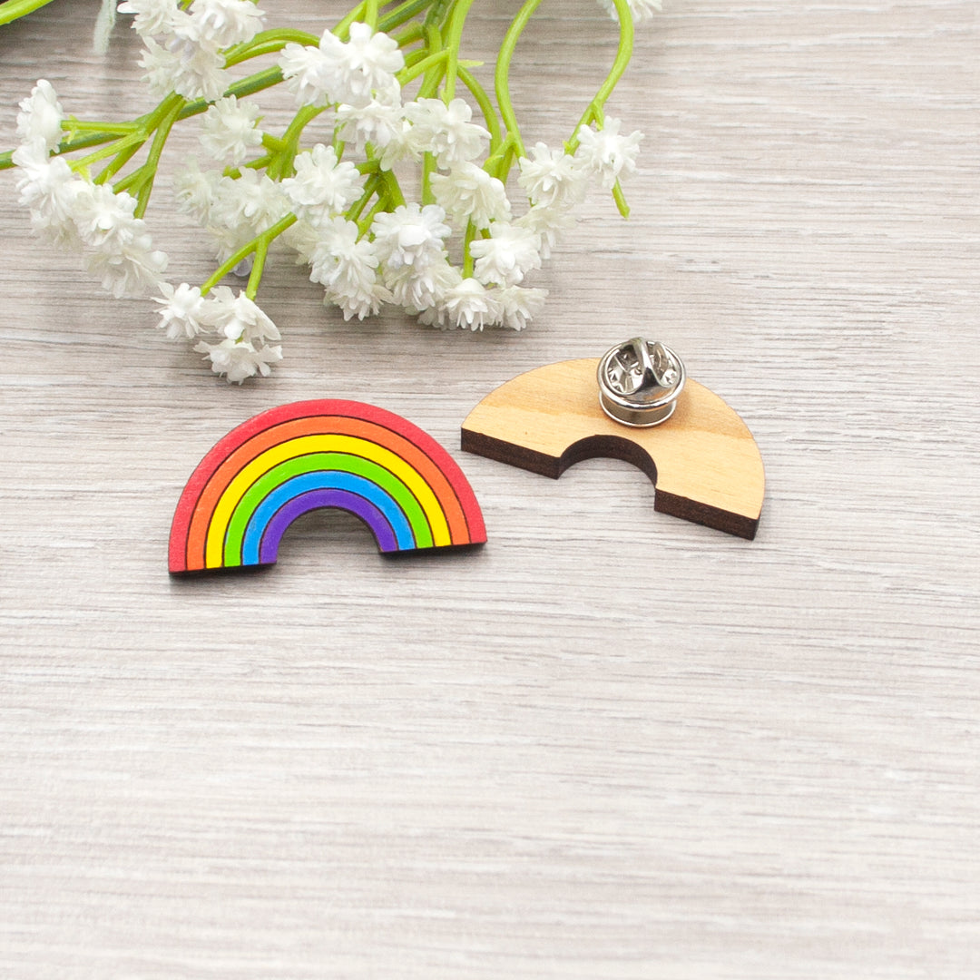 Charity Rainbow Pin - IttyBittyFox