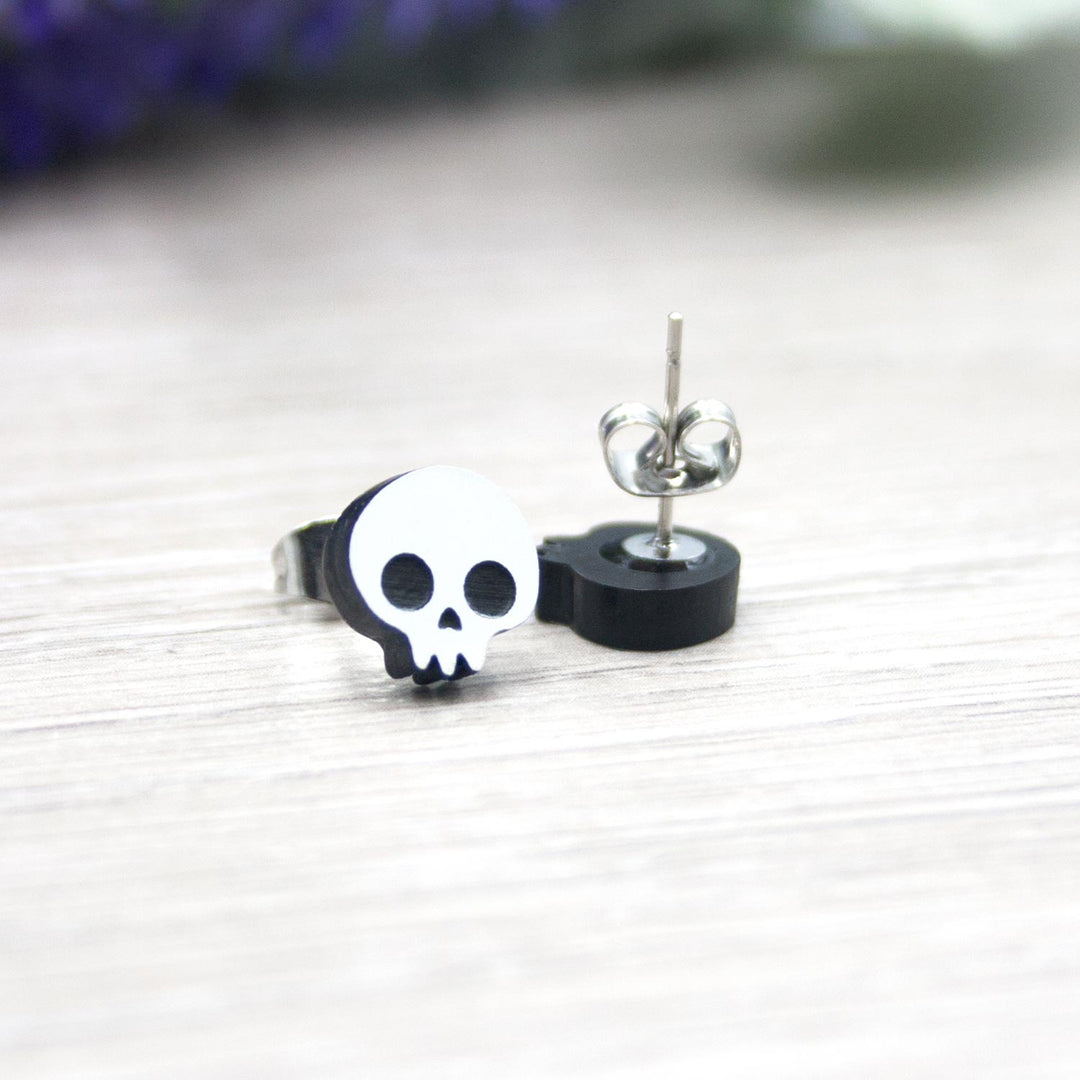 Cute Skull Earrings - IttyBittyFox