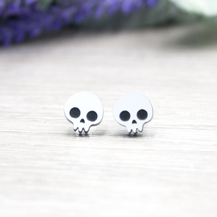 Cute Skull Earrings - IttyBittyFox